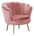 Produktbild: SalesFever Muschelsessel - Samt Rose - 394182