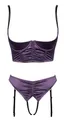 Produktbild: Cottelli Lingerie Damen Hebe Set, Lila, 80B/M