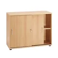 Produktbild: MÖBELPARTNER Schiebetürenschrank Work, 701344 samerberg-buche 1 Fachboden 100,0 x 39,5 x 76,0 cm