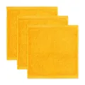 Produktbild: möve Superwuschel Seiftuch 30x30 cm 100% Baumwolle gold 3er Set streifenfrei NEU