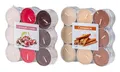 Produktbild: 36 Kerzen Weihnachtsduft 2x18 Stück Duft-Teelichter Duftkerzen Advent Weihnachtlich Tischdeko Kerzenschein Schoko Kirsche Zimt Weihnachten XMAS