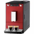 Produktbild: Melitta Caffeo Solo E950-104, Schlanker Kaffeevollautomat mit Vorbrühfunktion, Rot