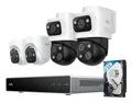 Produktbild: EUFY NVR Security System S4, IP-Sicherheitskamera, Innen & Außen, Kabelgebunden, Zimmerdecke, Schwarz, Weiß, Patrone (Form)