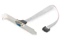 Produktbild: Digitus Slotblech Adapterkabel D-Sub9/St, IDC 2x 5pin/Bu Video-Kabel, (25 cm)