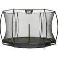 Produktbild: EXIT Silhouette Bodentrampolin D305cm mit Sicherheitsnetz - schwarz