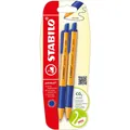 Produktbild: Kugelschreiber STABILO pointball Schreibstift Farbstit 2er Pack blau