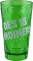 Produktbild: DES IS MOINER! Dubbebecher 0,5 Liter (Grün) aus Plastik - Pfälzer Dubbeglas aus Kunststoff (Polycarbonat)