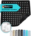 Produktbild: Blumbach Duschmatte - griffige Antirutschmatte Diamant 53 x 53 cm, - 100% BPA-frei, inkl. 2 Haken zum Aufhängen, Duscheinlage, schimmelressisten & maschinenwaschbar