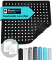 Produktbild: ® Duschmatte rutschfest 53x53cm - 100% BPA-frei - Inkl. 2 Haken zum Aufhängen...