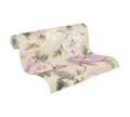 Produktbild: A.S. Création PrintWalls Vliestapete mit Blumen-Motiv Rosen 0,53 x 10,05 m – Violett, Pink, Grün – Blumentapete Aquarell Made in Germany - 396081