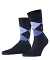 Produktbild: Burlington Herren Socken Manchester M So Baumwolle gemustert 1 Paar, Blau Marine 6120, 46-50