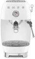Produktbild: Smeg ECF03WHEU 50's Style Premium-Siebträger-Espressomaschine, 1.350 W, 15 bar