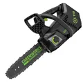 Produktbild: Greenworks GD40TCS Akku Kettensäge mit bürstenlosem Motor, 25 cm Blattlänge, 12 m/s Kettengeschwindigkeit, 2,4 kg, automatischer Kettenschmierung, Rückschlagschutz OHNE 40V Akku & Ladegerät