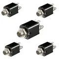 Produktbild: ✅Klinken Einbaubuchse 5 Stück 6,35mm Stereo Kunststoff  Einbaubuchse Buchse