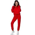 Produktbild: Tazzio Jogginganzug F200, Trainingsanzug SET Jogginghose & Hoodie rot XL