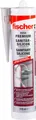 Produktbild: fischer Premium-Sanitärsilikon Kartusche Abdichten Verfugen Sanitär Küche 310 ml