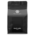 Produktbild: RÖSTTROMMEL BLACK LABEL - Special Blend ESPRESSO, Ganze Kaffee-Bohnen 1kg, 50% Arabica, 50% Canephora, Röstung 8.5/10, 50% Brasilien, 50% Indien, Geschmack: cremig - kräftig - zartbitter Schokolade