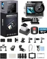 Produktbild: AKASO Brave 4 Pro Action Cam 4K30FPS 20MP mit 128GB U3 Speicherkarte 40M Unterwasserkamera Ultra HD Touchscreen 170 ° Weitwinkel, EIS Stabilisierung, 5X Zoom, 2.4G Fernbedienung und 2 Akkus 1350mAh