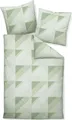 Produktbild: Janine Design Mako-Satin Bettwäsche-Garnitur J.D. 87065 Farbe malachitgrün Größe 200x200+2x80x80 cm