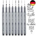 Produktbild: Hethrone Kalligraphie Stifte, Handlettering Stifte und Schwarz Kalligraphie Set
