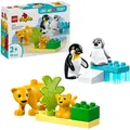 Produktbild: LEGO 10442 DUPLO Town Wildtier-Familien: Pinguine und Löwen