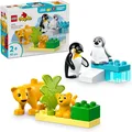 Produktbild: LEGO DUPLO Wildtier-Familien: Pinguine und Löwen – Spielzeug zur Förderung der