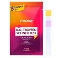 Produktbild: DrinkCheck K.O. Tropfen Test 10 Stück | Zuverlässige Teststreifen für Getränke gegen GHB & Ketamin – Dein diskreter Schutz für Partys, Festivals & Dates | KO-Tropfen Schnelltest für die Handtasche