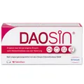 Produktbild: DAOSiN® Tabletten zur Ergänzung des körpereigenen DAO-Enzyms zum Histaminabbau aus der Nahrung