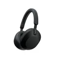 Produktbild: Sony WH-1000XM5SA Noise Cancelling inkl. Softcase Kopfhörer - Schwarz Stofftasch