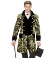 Produktbild: goldener Mantel Jacquard Parade Herren Karneval Kostüm viktorianisch Größe L