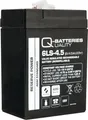Produktbild: Q-Batteries 6LS-4.5 6V 4,5Ah Blei-Vlies Akku / AGM VRLA