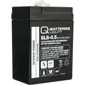Produktbild: Q-Batteries 6LS-4.5 6V 4,5Ah Blei-Vlies Akku / AGM VRLA