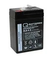 Produktbild: Q-Batteries 6LS-4.5 6V 4,5Ah Blei-Vlies Akku/AGM VRLA