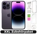 Produktbild: Apple iPhone 14 Pro Max - 128 GB - Dunkellila Lila - XXL Set -  Zustand: GUT