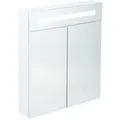 Produktbild: Relaxdays Spiegelschrank, Transparent, Metall, Glas, 60x67x12 cm, Badezimmer, Badezimmerspiegel, Spiegelschränke
