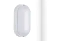 Produktbild: Oktaplex lighting LED Deckenleuchte Base Ovalleuchte IP65, 9W 800lm, LED fest verbaut, Neutralweiß, LED Ovalleuchte weiß Kellerleuchte Kellerlampe