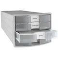 Produktbild: HAN 1012-63 Schubladenbox IMPULS NEW DESIGN mit 4 Schubfächer Ablage - klar