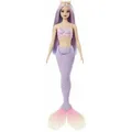 Produktbild: Barbie Puppe Core Mermaid 4, ab 3 Jahre, mit lavendelblauer Schwanzflosse, 30 cm