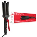 Produktbild: Revlon Hair Tools Revlon Wave Master Jumbo-Welleneisen (Design mit drei Jumbo-Stylingplatten, Turmalin-Keramikbeschichtung, 30 Temperatureinstellungen bis zu 190° C) RVIR3056UKE