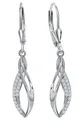 Produktbild: Firetti Paar Ohrhänger Schmuck Geschenk Silber 925 Ohrschmuck Patentbrisur Tropfen, mit Zirkonia (synth)