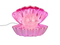 Produktbild: meineWunschleuchte Kleine USB Muschel Tischlampe Pink mit RGB Farbwechsel Beleuchtung, Höhe 14cm