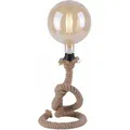 Produktbild: Etc-shop - Schreib Nacht Tisch Leuchte retro Seil Wohn Ess Zimmer Beistell Beleuchtung Vintage Design Lese Lampe