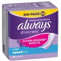 Produktbild: Always Discreet Inkontinenzeinlagen »Discreet + Long« 26 Stück