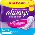 Produktbild: Always Discreet Long Inkontinenzeinlagen 104 Stk Stark Diskret Geruchskontrolle