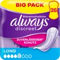 Produktbild: Always Discreet Inkontinenzeinlagen Long Rundumschutz Diskretion 26 Stück