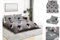 Produktbild: vidaXL Bettwäsche Bettwäsche-Set Grau 220x240 cm Baumwolle