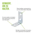 Produktbild: Alberts Stuhlwinkel | Verzinkt | 30x30x14