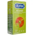 Produktbild: Durex Arouser gestreifte Kondome, 12 Stück.