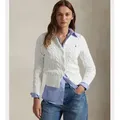 Produktbild: Polo Ralph Lauren für Damen. 211971868007 Strickjacke aus Baumwolle in weißem Ecru-Stoff (L), Lässig
