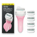 Produktbild: Wilkinson Sword Intuition 2in1 Soap and Shave Nourishing Damenrasierer, Integrierte vegane Seife, XL-Packung, Damenrasiergriff plus 5 Ersatzklingen